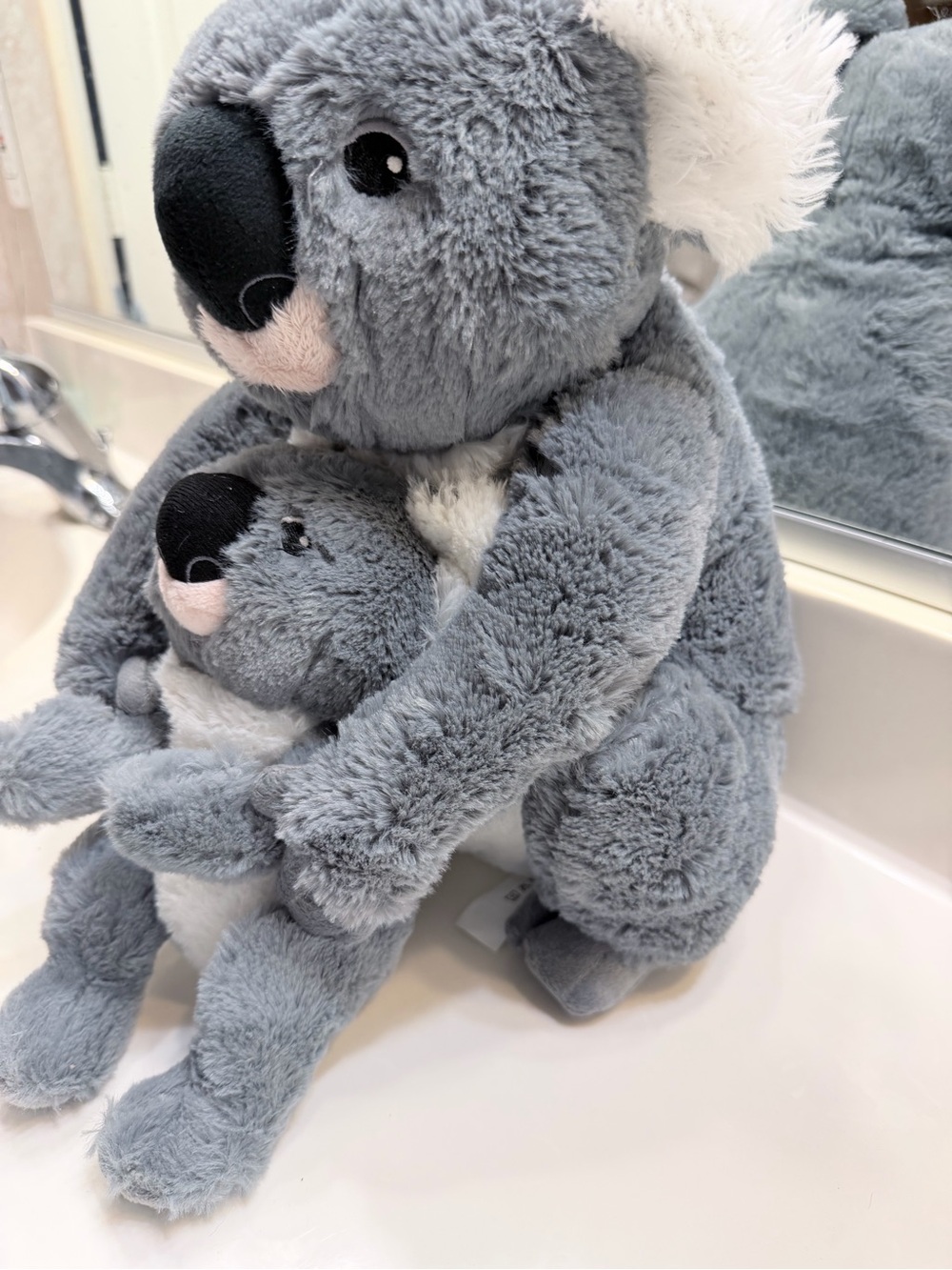 IKEA Gray Koala Plush Pair Dog Toy